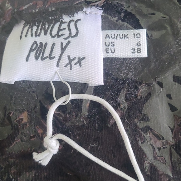 Princess Polly Rochella Mini Dress in Black 🆕️ - Picture 6 of 7